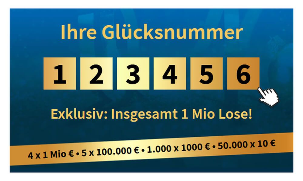 SilvesterMillionen Losnummer aussuchen!