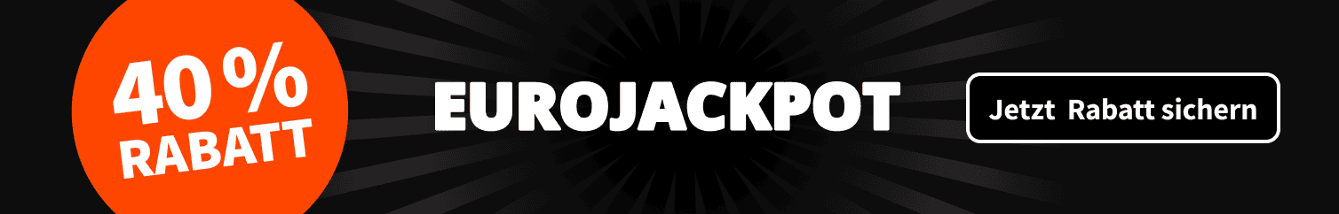 40 % Rabatt auf EuroJackpot